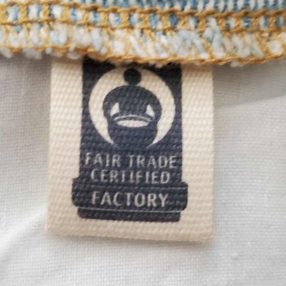 Universal Thread Blue Light Wash High Rise Wide Leg Denim Paperbag Pants - Picture 6 of 9